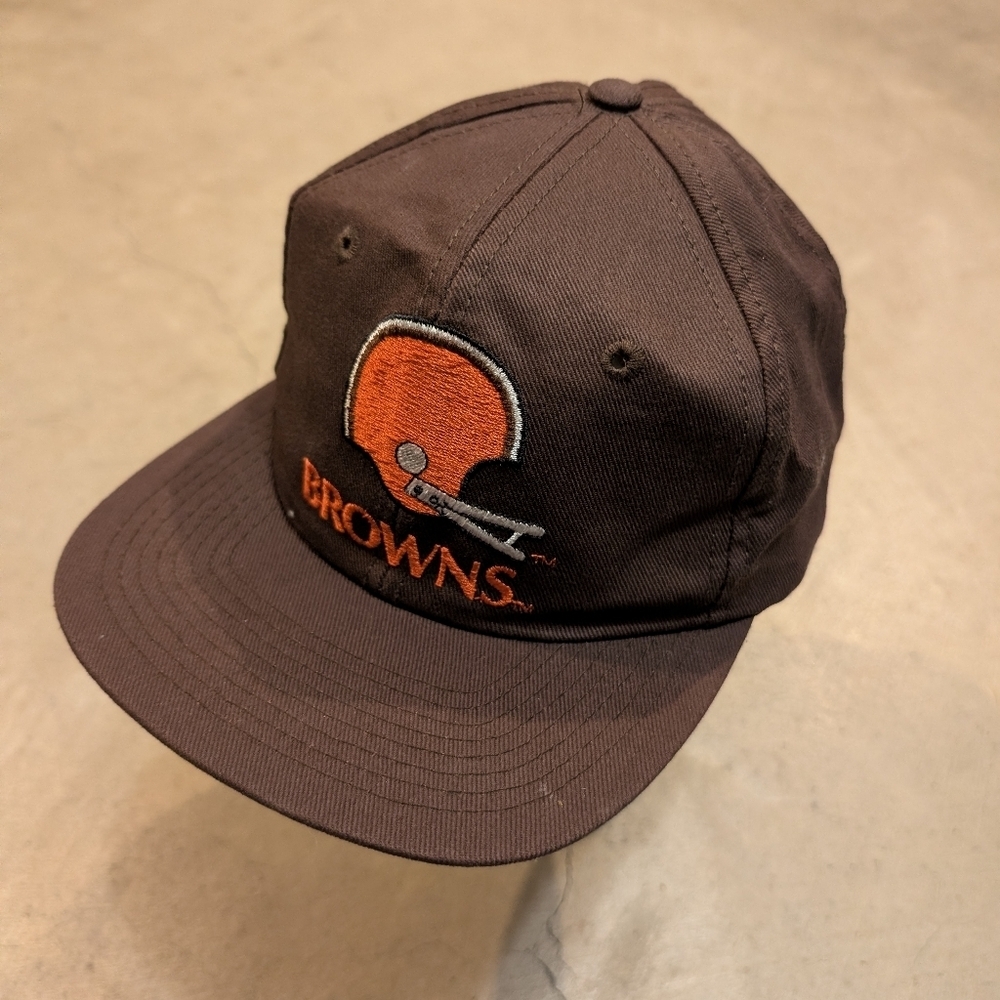 VTG STARTER Cleveland Browns NFL Snap Back Hat Embroidered